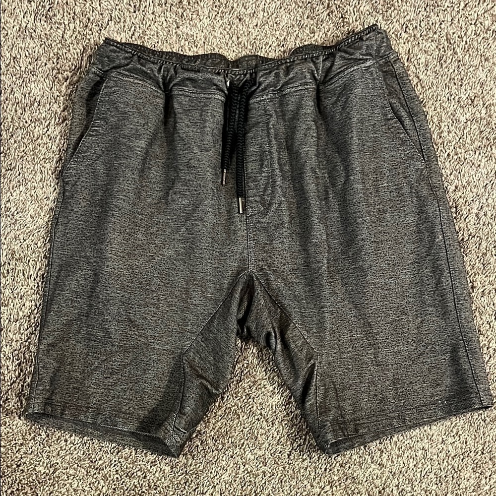 Volcom Men’s Gray Heathered‎ True To This Drawstring Shorts Large